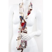 Fashion Silky Scarf Long 06 145x7cm